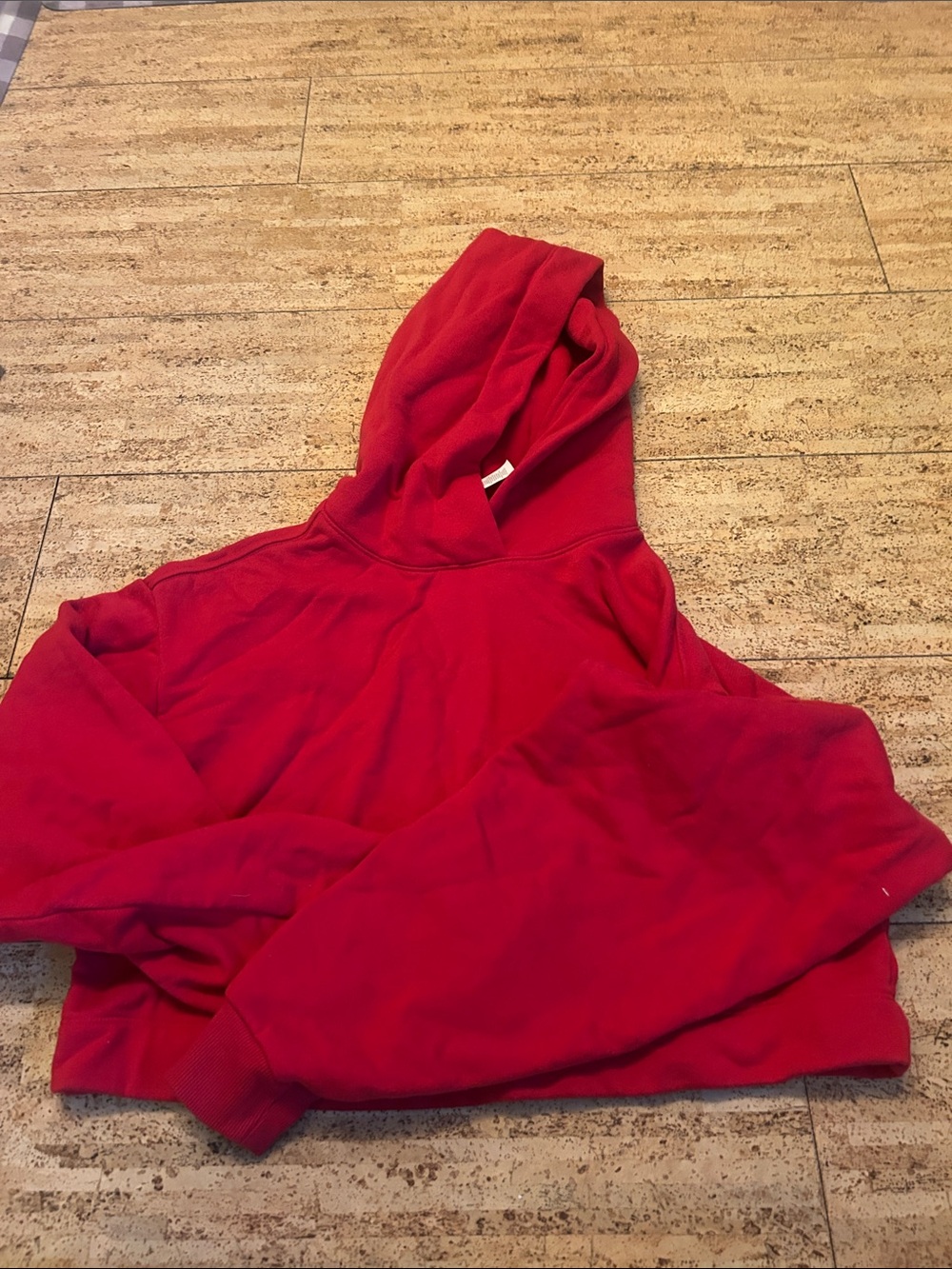 Alo yoga bae hoodie bold red xs